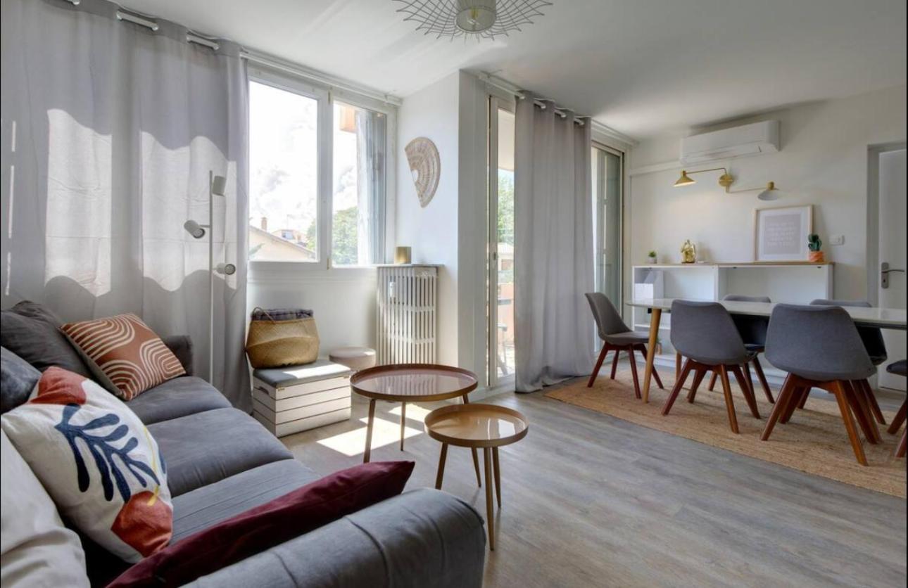 Le Smile - 3 Bedrooms - 8Pers - Parking - Centre Gare Montpellier Esterno foto